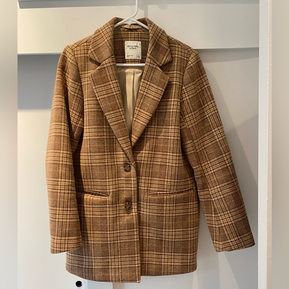 Abercrombie plaid blazer, small - Picture 4 of 5